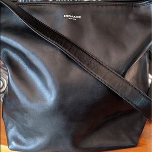 NEW Large Black Coach Purse